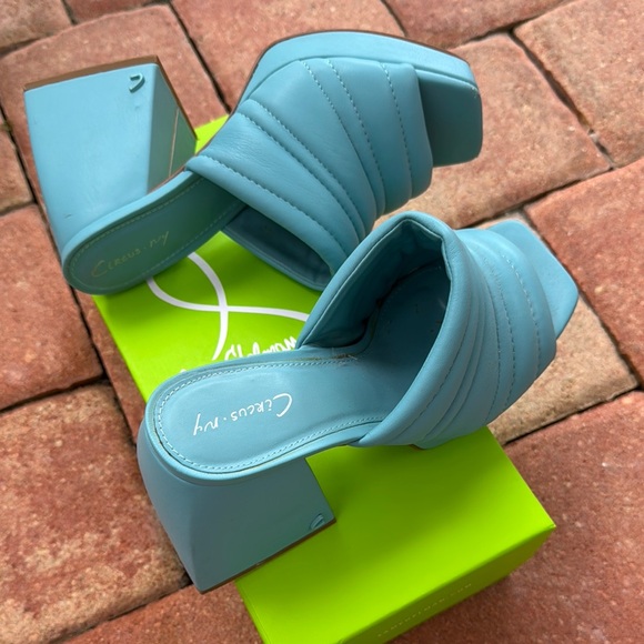 Sam Edelman Turquoise platform Mules - Picture 3 of 3